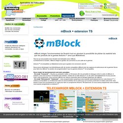 mBlock + extension TS