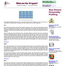 MBTI 16 Types