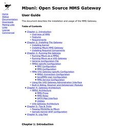 Free, Open Source MMS Gateway