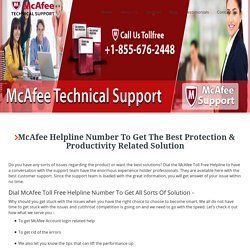 McAfee Antivirus Service Number 855-676-2448
