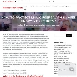 Mcafee.com/activate - Install McAfee - McAfee Activate With Product key