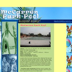 McCarren Park Pool