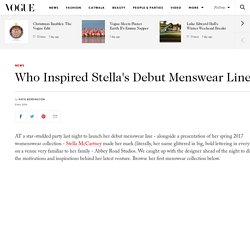 Stella McCartney Launches Menswear Interview
