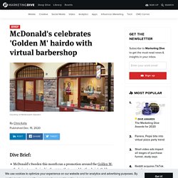 McDonald's celebrates 'Golden M' hairdo with virtual barbershop