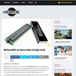 McDonald’s se lance dans la high-tech