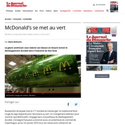 McDonald’s se met au vert
