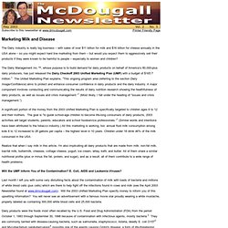The McDougall Newsletter May 2003 - Marketing Dairy and Disease
