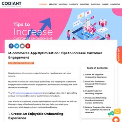 Mcommerce Customer Engagement Guide