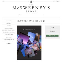McSweeney's Issue 41 - The McSweeney's Store
