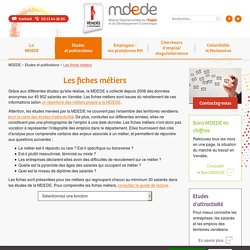 MDEDE Vendée - Les fiches métiers