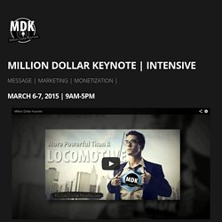 MDKI — Million Dollar Keynote