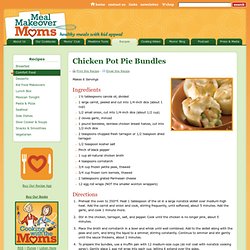 Chicken Pot Pie Bundles