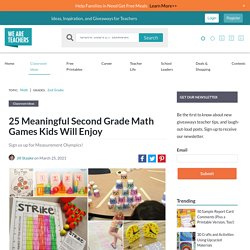 25 Meaningful Second Grade Math Games Your Students Will Love