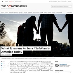 What it means to be a Christian in America today