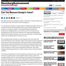 Can You Measure Design's Value?