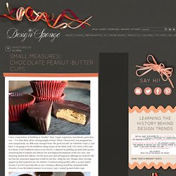 small measures: chocolate peanut-butter cups