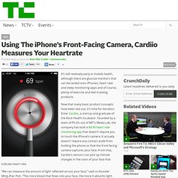 Using The iPhone’s Front-Facing Camera, Cardiio Measures Your Heartrate