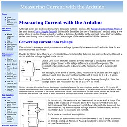 Measuring Current with the Arduino
