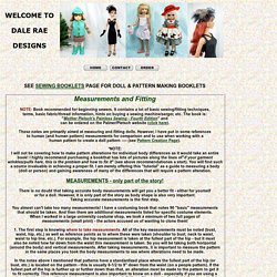 Measuring & Fitting Doll Clothes Patterns