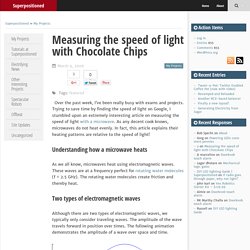 Measuring the speed of light with Chocolate Chips