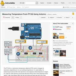 Measuring Temperature From PT100 Using Arduino - All