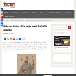 Mebuyan, Mother of the Underworld: BAGOBO BELIEFS