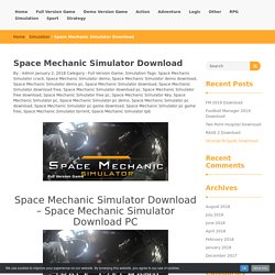 Space Mechanic Simulator Download