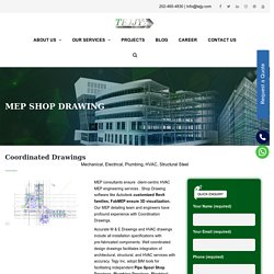 MEP Shop Drawing - Mechanical, Electrical, Plumbing drawing