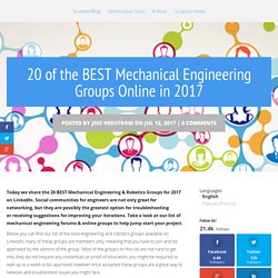 Discover BEST Mechanical Engineering & Robotics Groups.