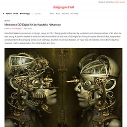Mechanical 3D Digital Art by Kazuhiko Nakamura