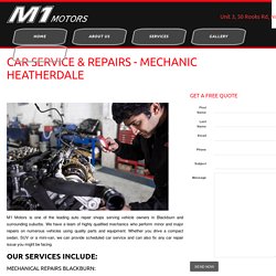 Mechanic - Mechanical Repairs Nunawading, Doncaster, Templestowe