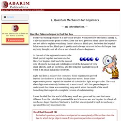 Quantum Mechanics for Beginners; a fun-filled Introduction.