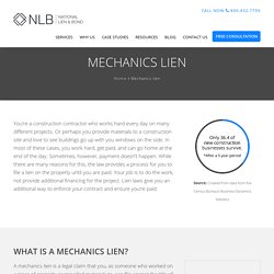 Mechanics Lien California