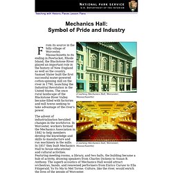 Mechanics Hall: Symbol of Pride and Industry