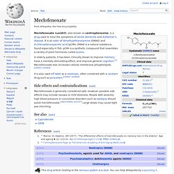 Meclofenoxate