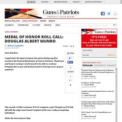 Medal of Honor Roll Call: Douglas Albert Munro