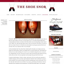 Medallions – The Shoe Snob Blog