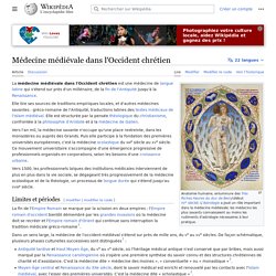 Médecine médiévale dans l'Occident chrétien