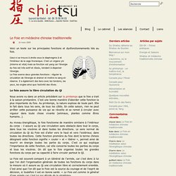 Le Foie en médecine chinoise traditionnelle | shiatsu-nantes