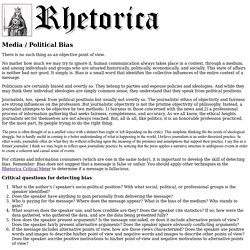 Media/Political Bias