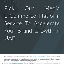Media E-Commerce Platform