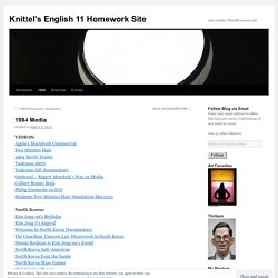 Knittel's English 11 Homework Site