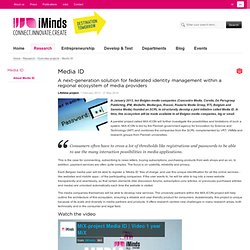 Media ID - Overview projects - iMinds