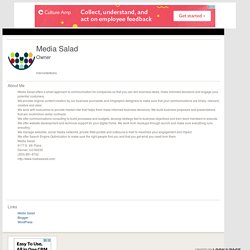 Media Salad on LookUpPage
