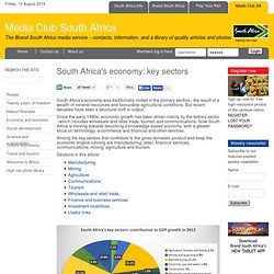 South Africa's economy: key sectors