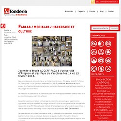 Fablab / Medialab / Hackspace et Culture