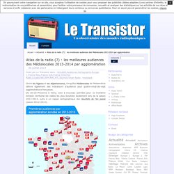 Atlas de la radio (7) : les meilleures audiences des Médialocales 2013-2014 par agglomération · Le Transistor