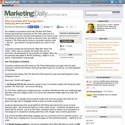 Publications Why Facebook Will Charge Users 11/22