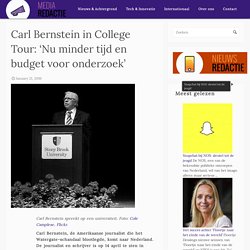 Carl Bernstein in College Tour