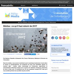 Médias : ce qu’il faut retenir de 2017